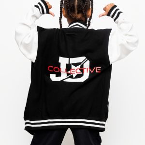 JD Collective zip up hoodie/ varsity jacket
